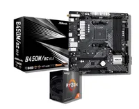 AMD/ASRock Ryzen 5 5500 CPU/B450M/AC R2.0 motherboard AMD/ASRock Ryzen 5 5500 CPU/B450M/AC R2.0 motherboard