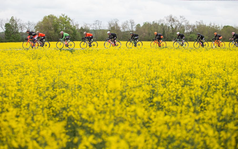 Scenery along th route at the Tour of Croatia