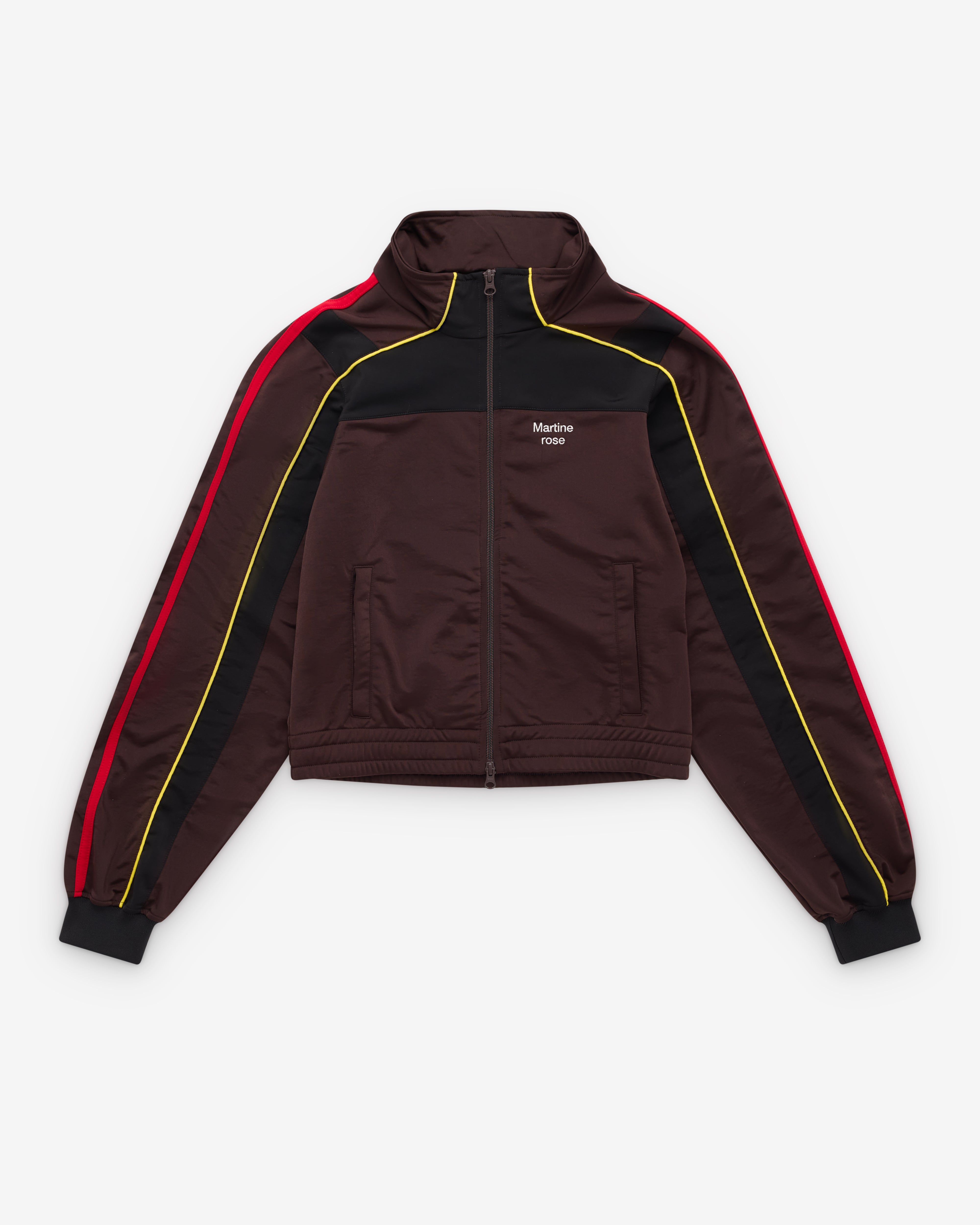 Martine Rose - Men&#039;s Shrunken Track Jacket - (brown)
