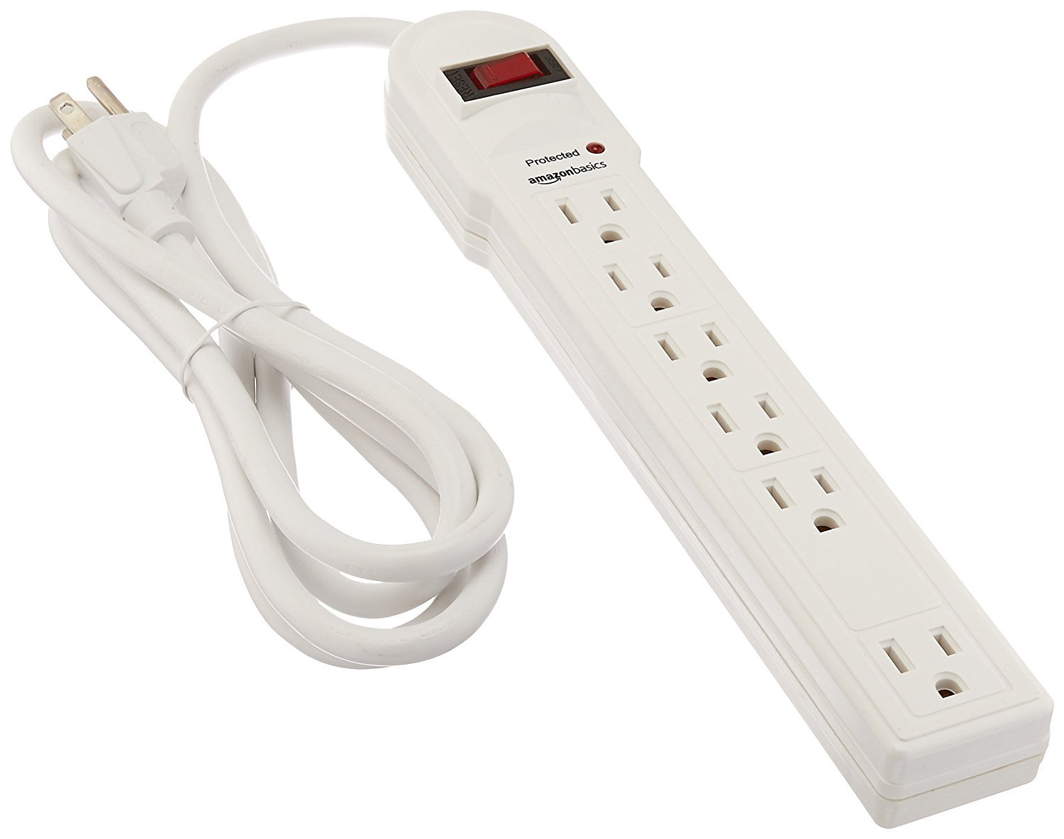 AmazonBasics six-outlet surge protector