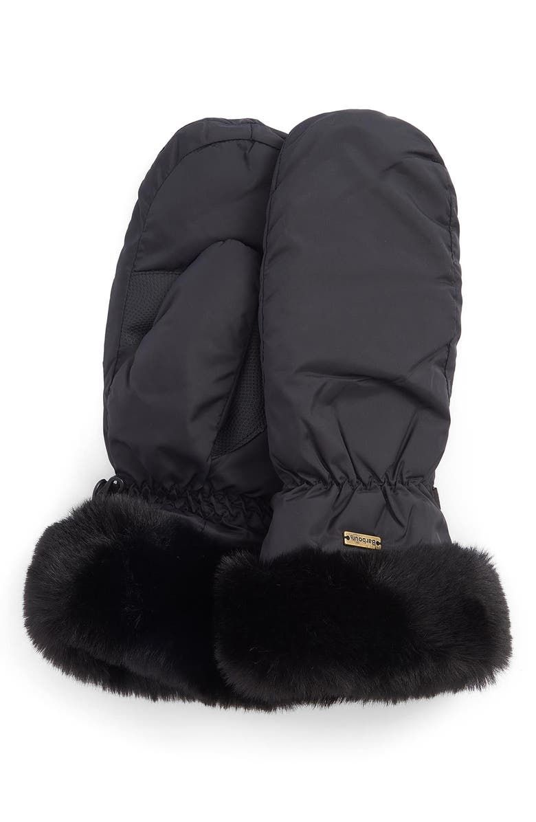 Primrose Waterproof Insulated Mittens With Faux Fur Trim
