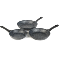 Salter  Megastone Thermo Collar 3 Piece Frying Pan Set