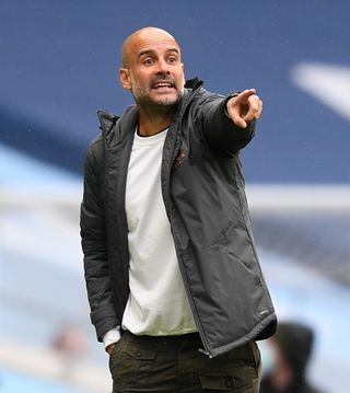 Pep Guardiola will send Manchester City into Champions League battle with Real Madrid next month