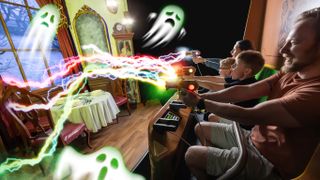 Guests capture ghosts with on-board Phantom Phasers