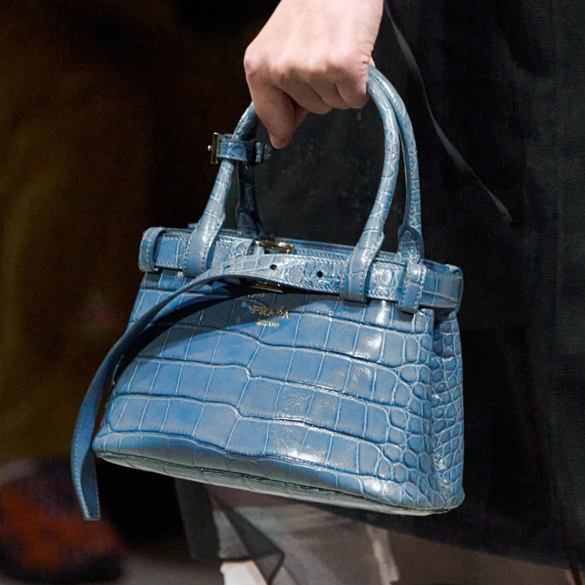autumn winter it bags 2026 the prada buckle bag in blue 