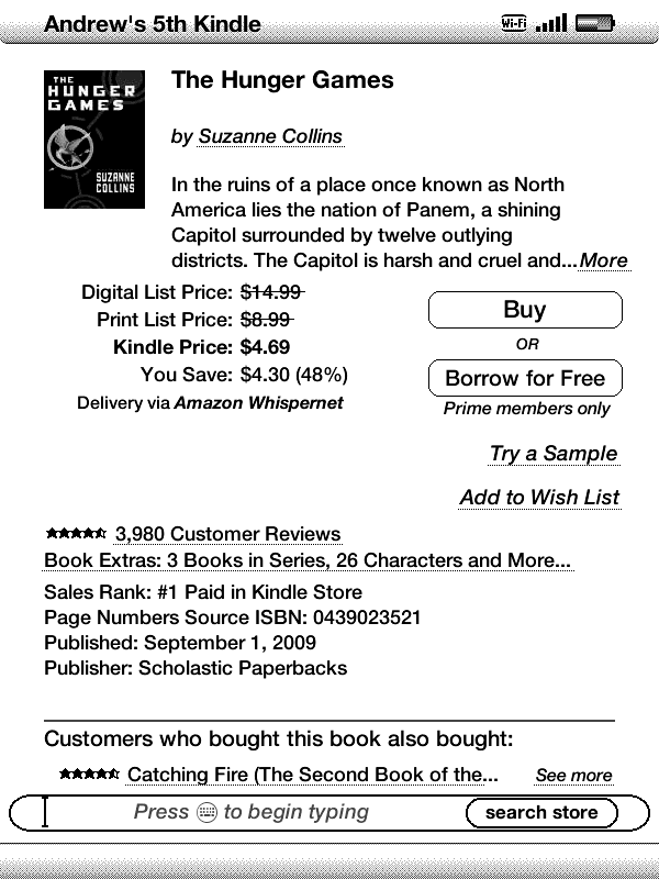 Kindle Fourth Gen