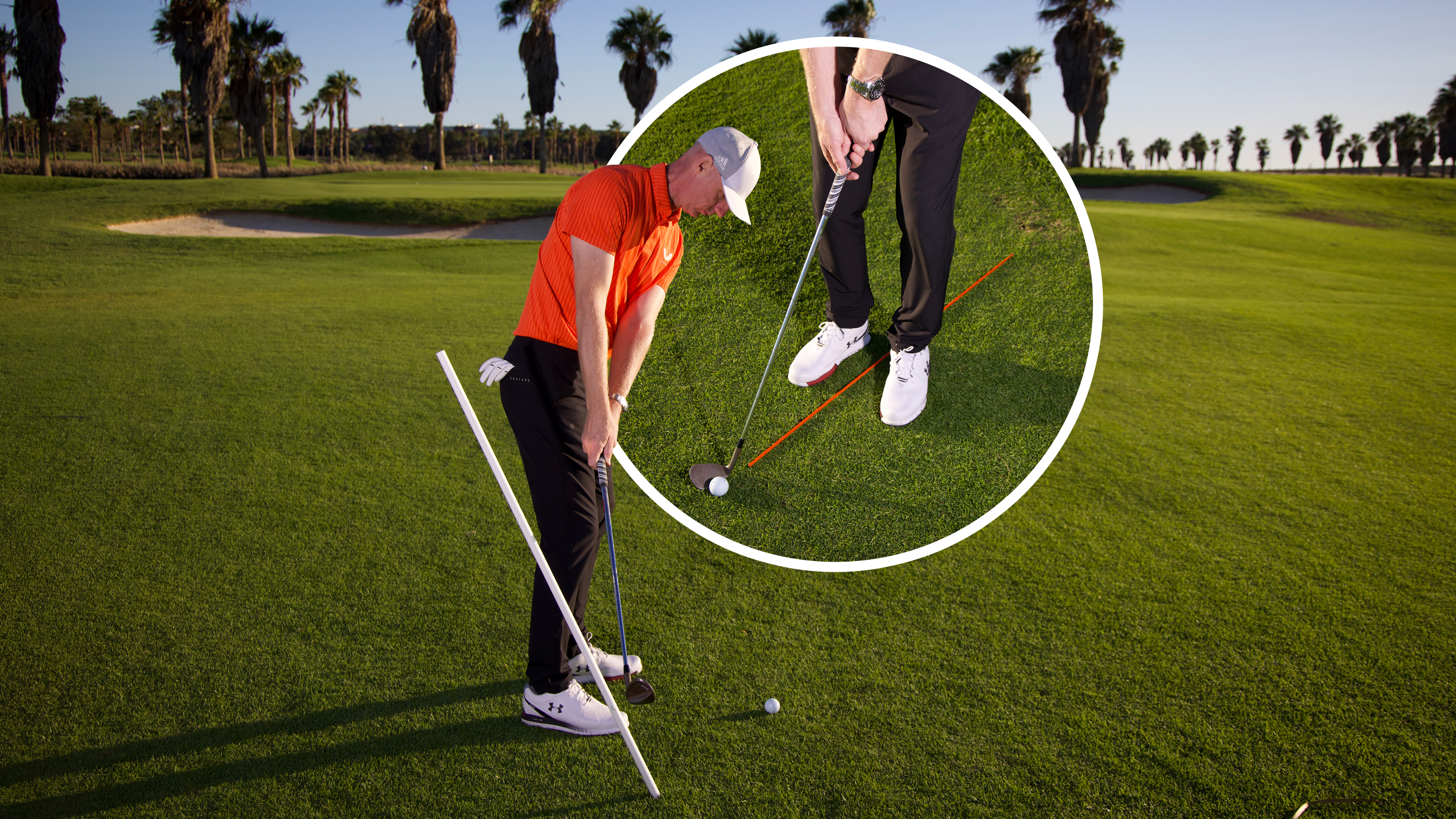 Ged Walters demonstrating a no-nonsense back-to-basics way of improving your short game by avoiding common mistakes and overcomplicating the technique