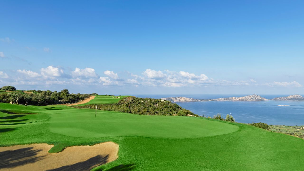 Costa Navarino golf hole pictured