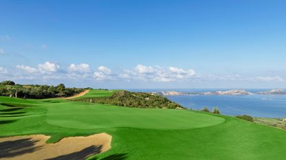 Costa Navarino golf hole pictured