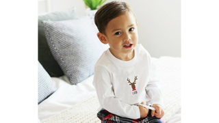 Jack Spratt Personalised Embroidered Rudolf Pyjamas