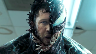 Tom Hardy playing Venom