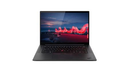 Lenovo thinkpad X1 laptop on white background