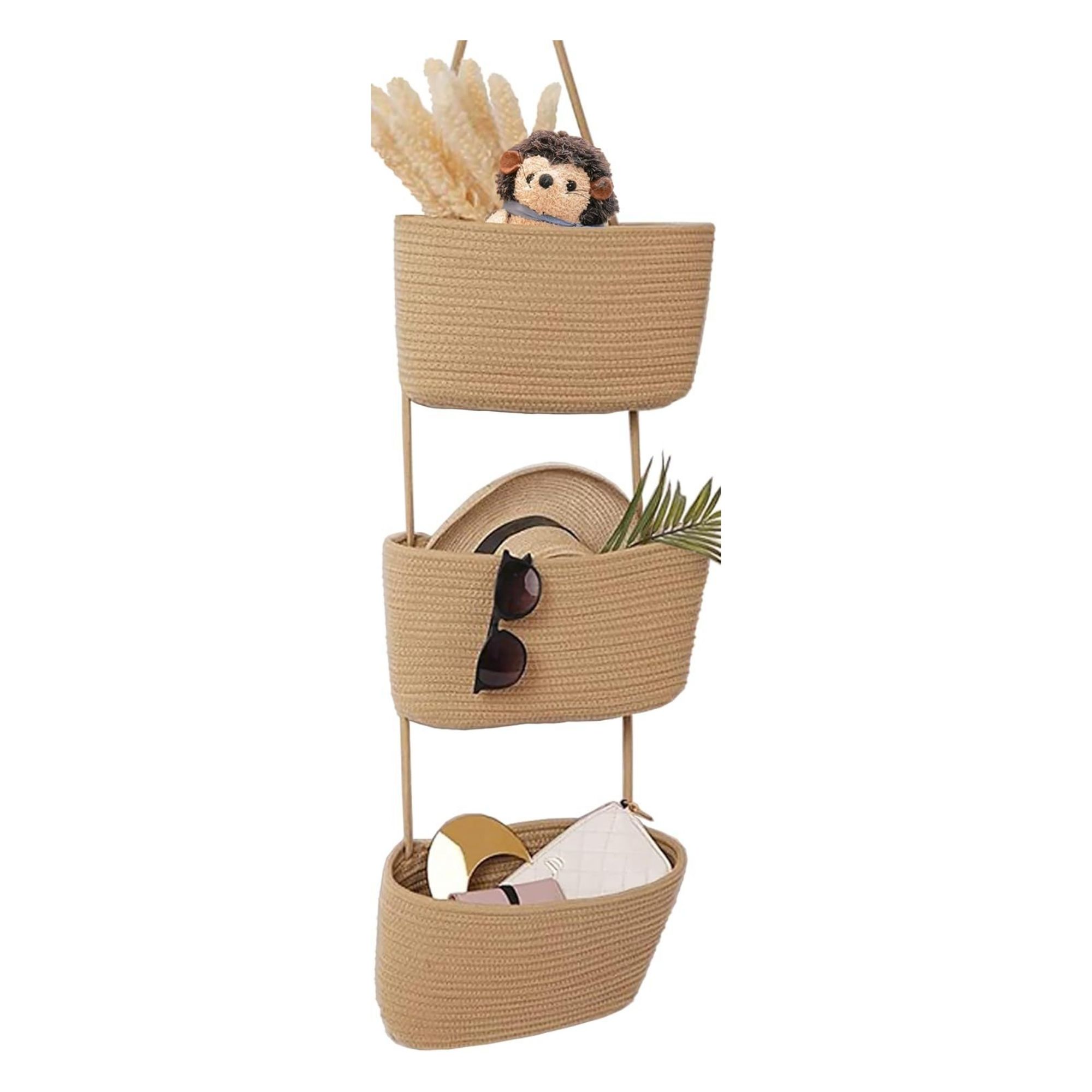 AARAINBOW Wall Hanging Cotton Baskets