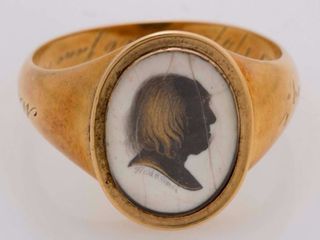 One of the rings that Jeremy Bentham gifted in his will.