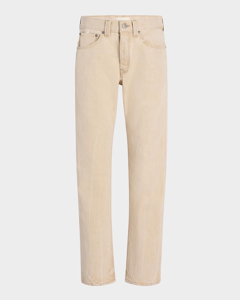 Callum Mid-Rise Straight-Leg Jeans