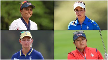 Lexi Thompson, Georgia Hall, Emily Pedersen and Lilia Vu