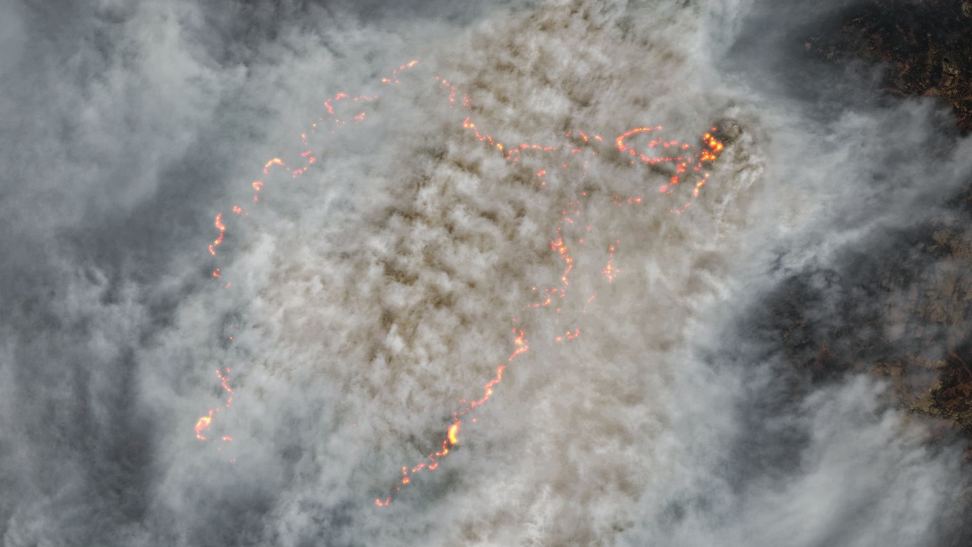 California's Caldor Fire seen from space in harrowing satellite images 