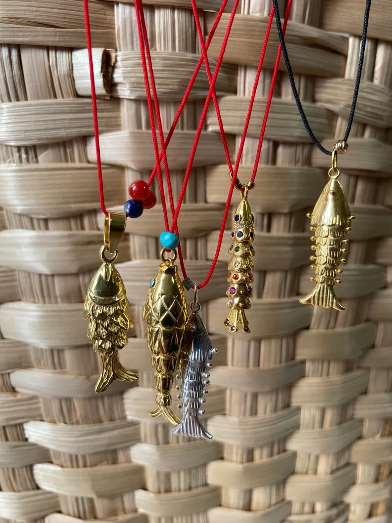 Dodos Beads, Fish Necklace