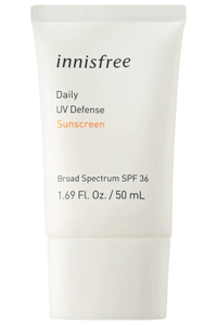 Innisfree Daily UV Defense Invisible Broad Spectrum SPF 36 Sunscreen $16 $13 | Sephora