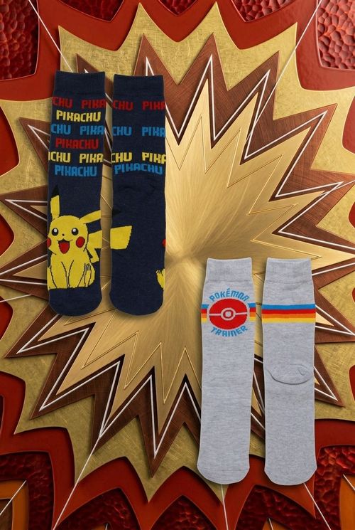Pikachu Crew Socks