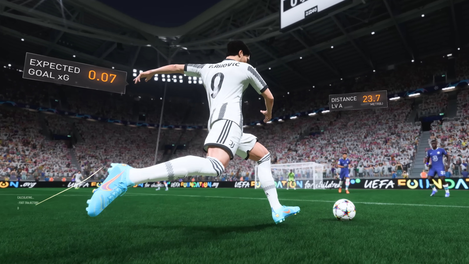 FIFA 23 gameplay view
