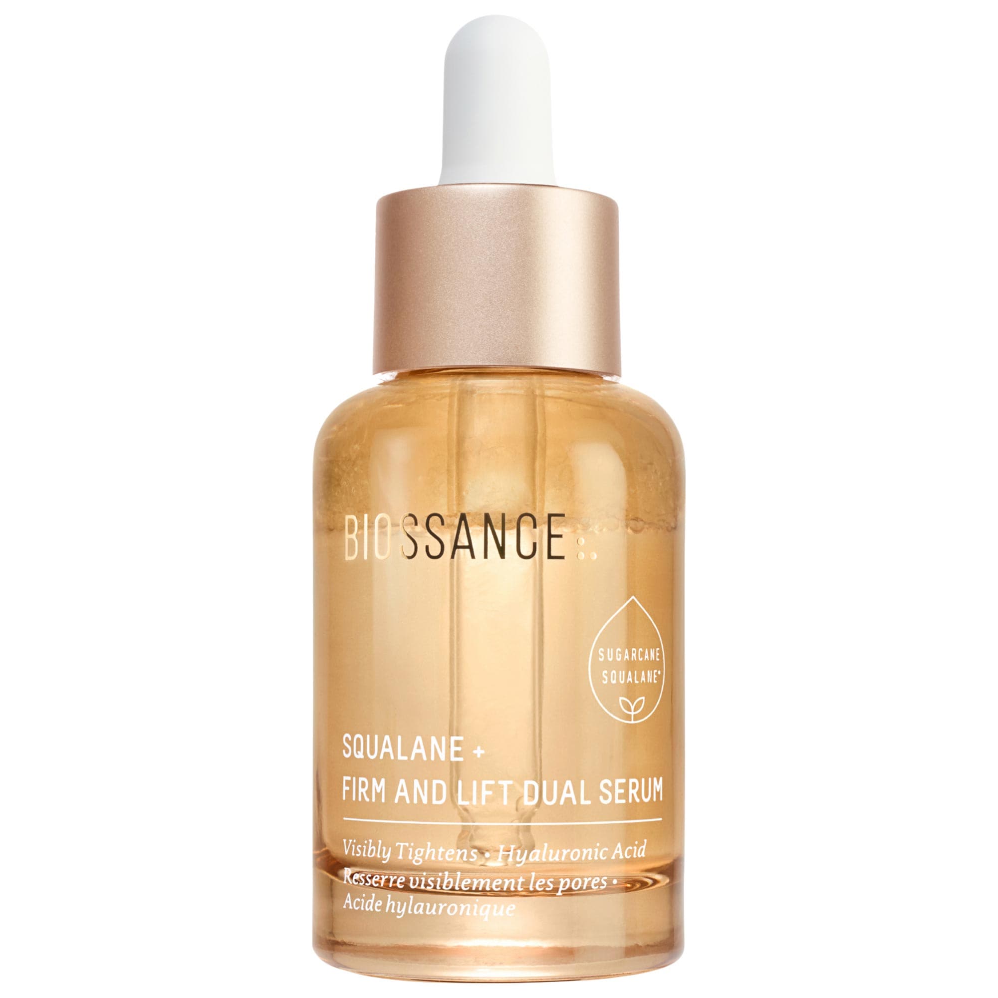 Squalane + Firm and Lift Hydrating Dual Serum With Hyaluronic Acid