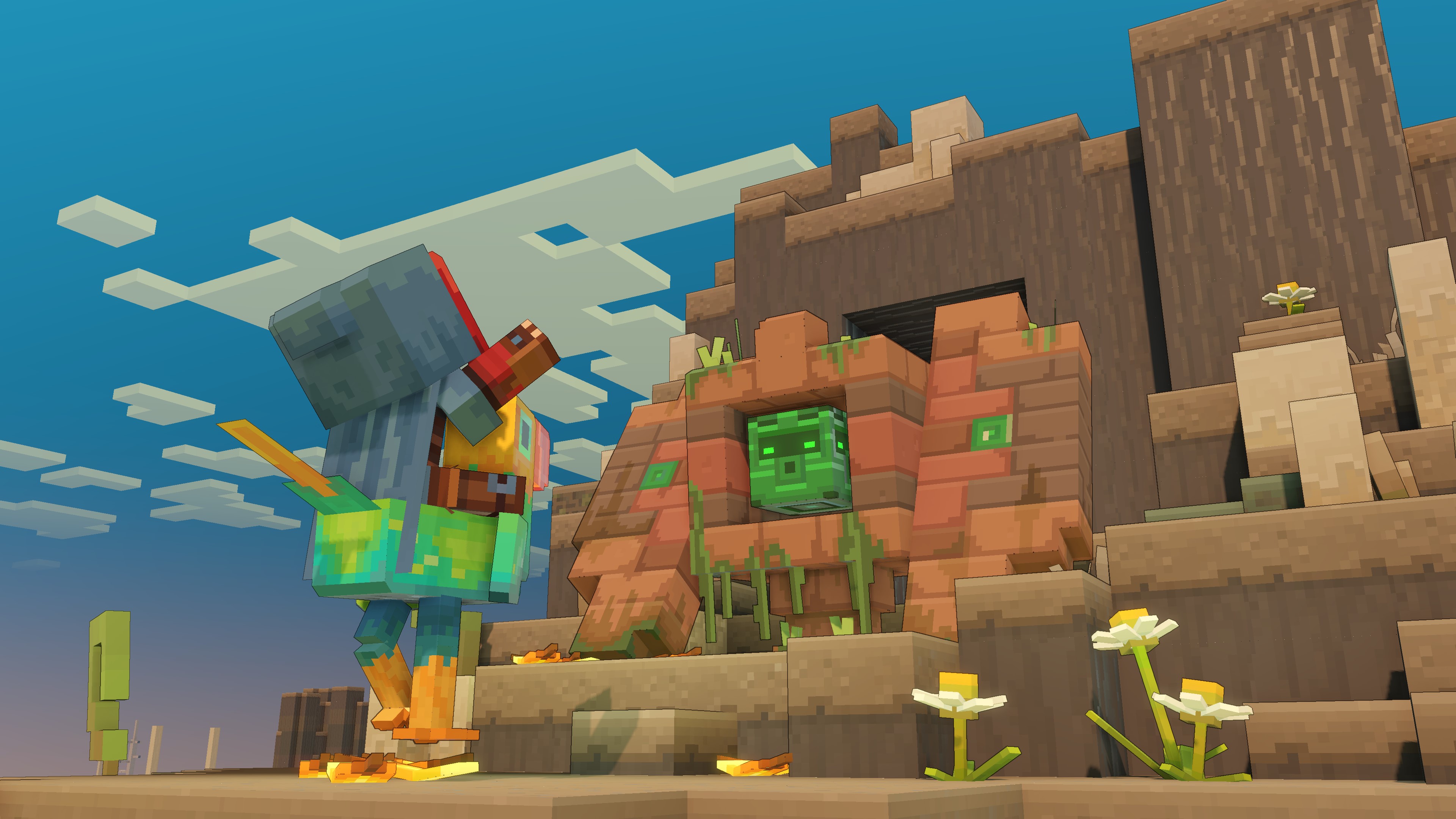 Minecraft Legends review - a messy spinoff that misses the point