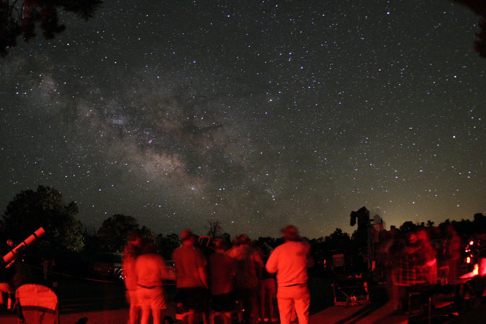 Visitors gather for the 2007 Grand Canyon Star Party