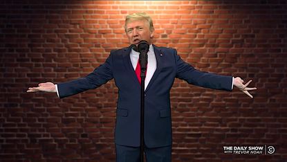 President Trump, stand-up comedian
