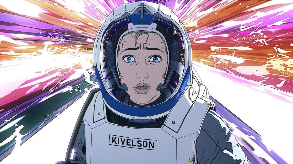 A woman travelling through space in Love, Death and Robots season 3