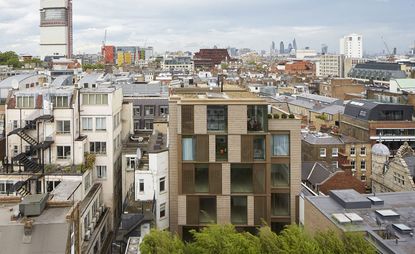 transformation of the former Pathé Building on London’s Wardour Street into contemporary residential units