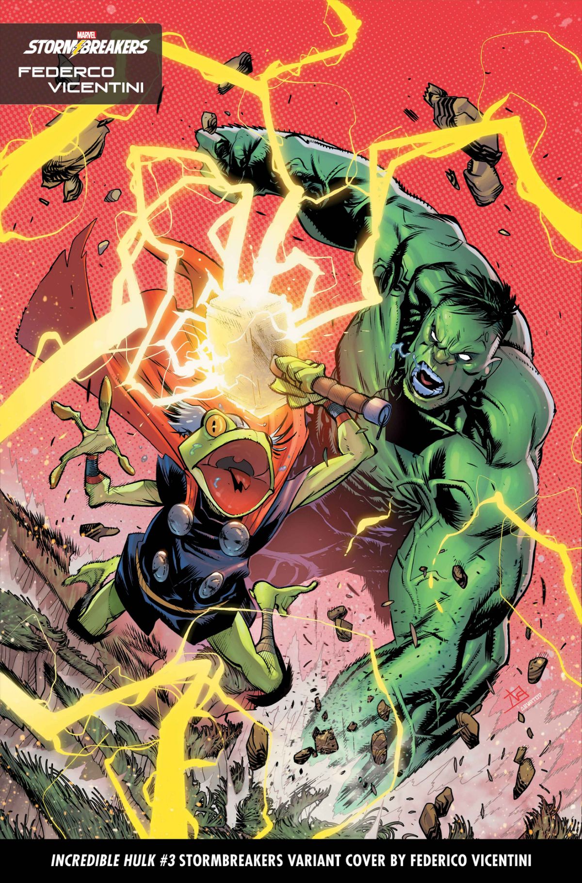 Incredible Hulk #3 variant cover by Federico Vicentini