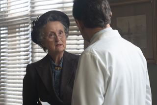 Georgie Glenn as Miss Higgins in Call the Midwife season 13 episode 8