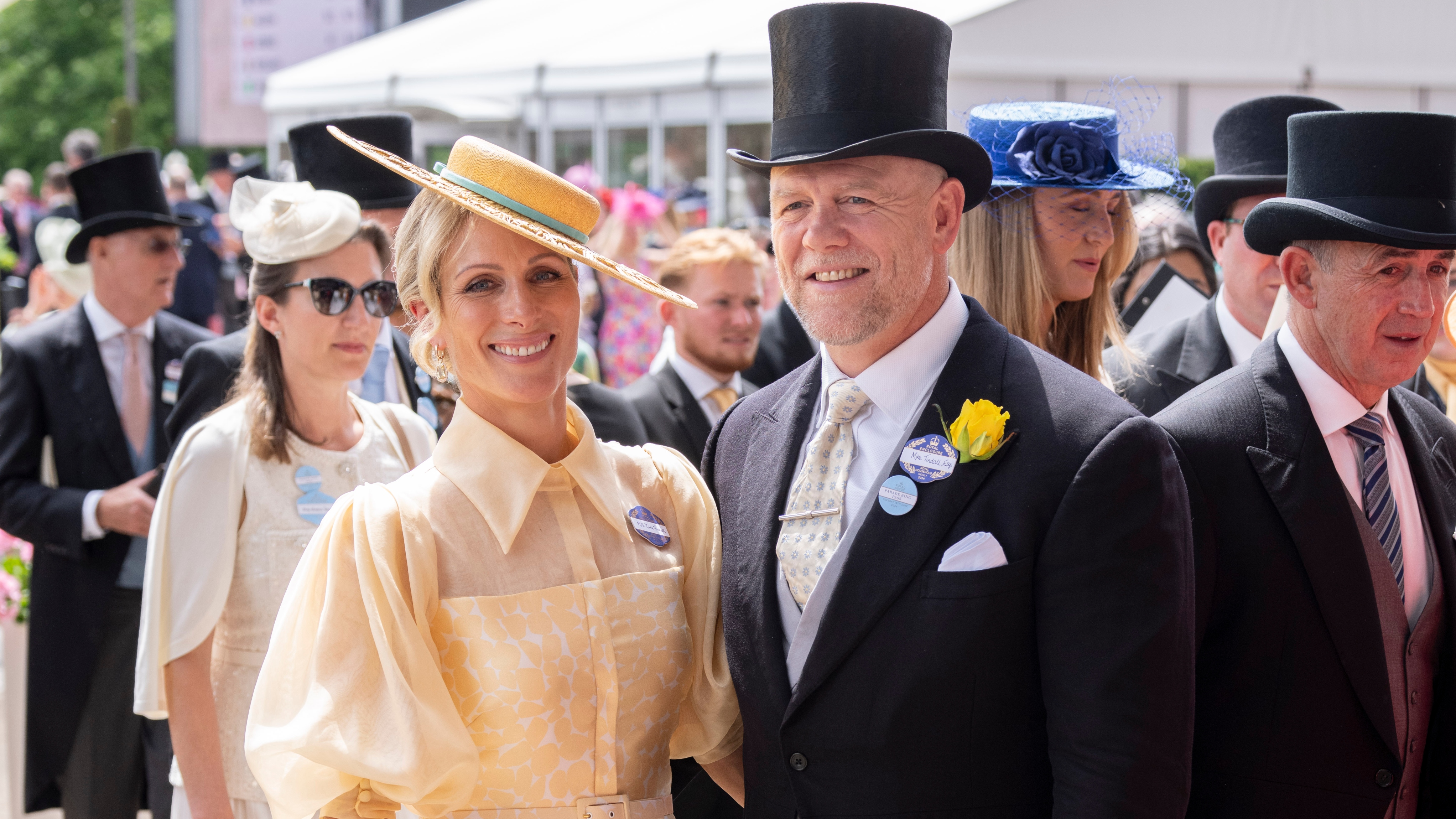 Zara Tindall a Mike Tindall se účastní prvního dne Royal Ascot 2024