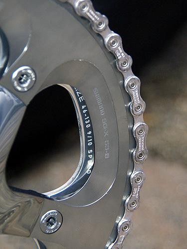 46T inner chainrings were the standard for the day.