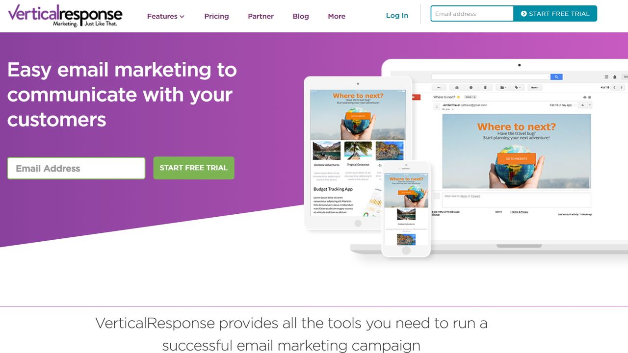 VerticalResponse Email Marketing Review: Pros & Cons, Features, Ratings, Pricing and more