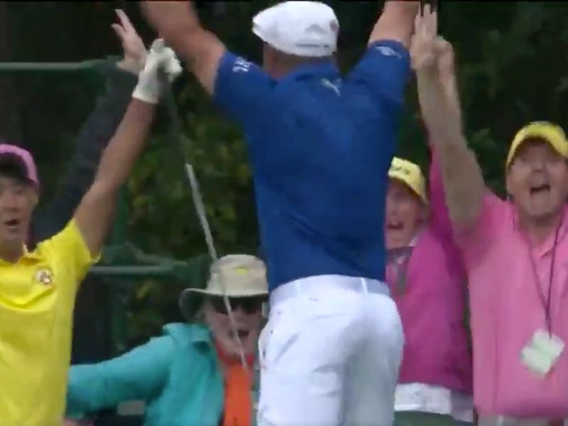 Bryson DeChambeau Makes Hole-In-One