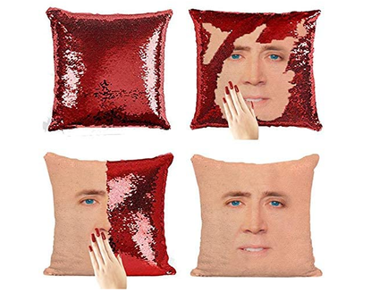 Nicholas cage hotsell pillow amazon