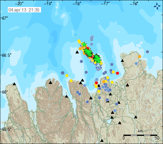 Iceland earthquake swarm