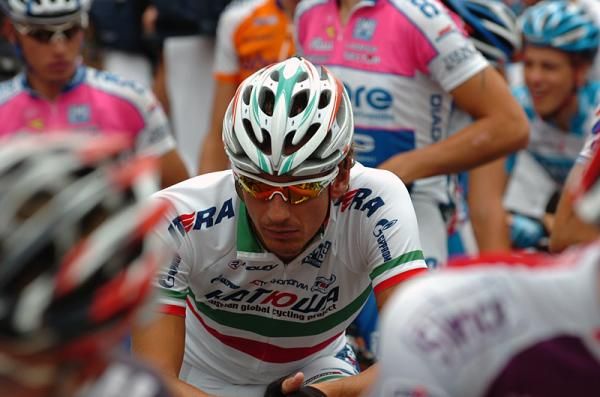Filippo Pozzato (Team Katusha) in his new Italian national champion's jersey which meets his home federation's approval.