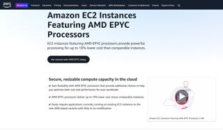 A snapshot of Amazon EC2 C5 Instances web page