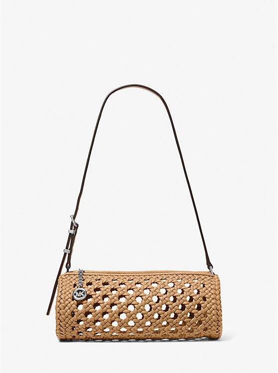 Izzy Small Crocheted Barrel Pochette