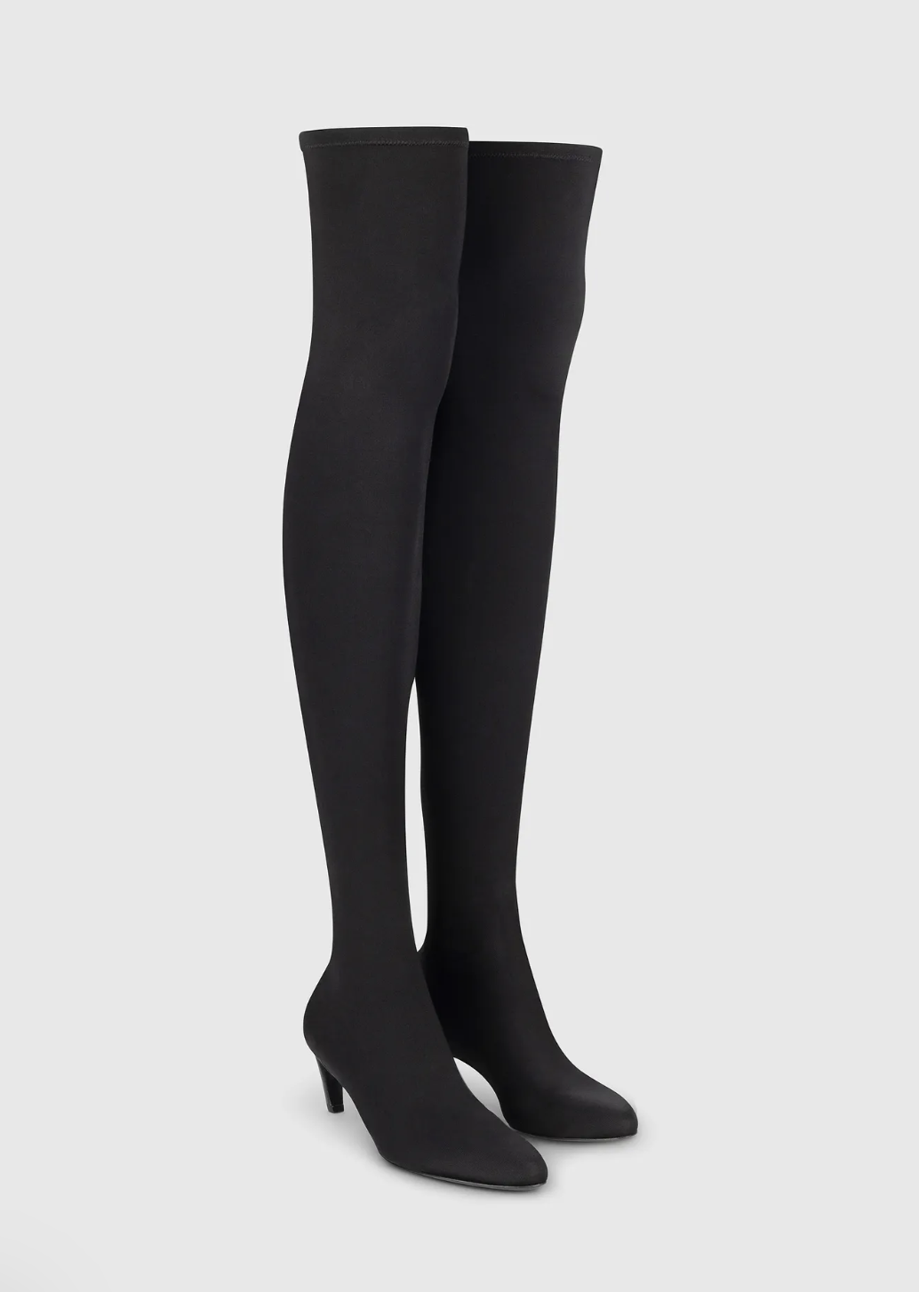 Victoria Beckham, Harlow Thigh-High Boot 55 Black Jersey