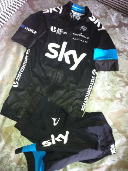 The 2014 Team Sky jersey