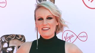 Steph McGovern attens Virgin Media TV BAFTAs in May 2022.