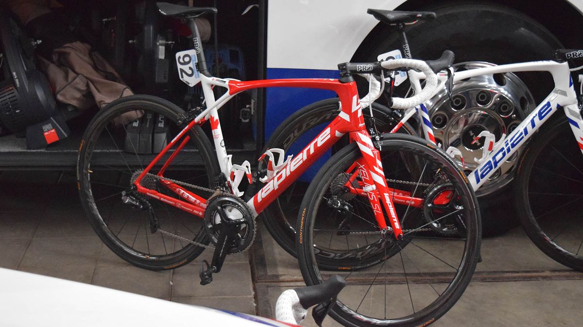 Canadian national champion Antoine Duchesne has a custom-painted Lapierre for 2019
