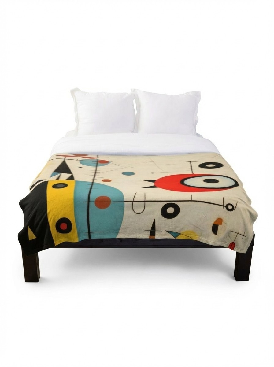 Joan Miro Throw Blanket