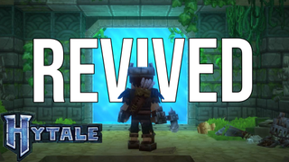 Hytale in-game screenshot with the text "revived"