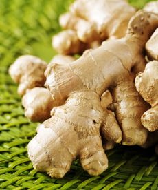 Ginger on table