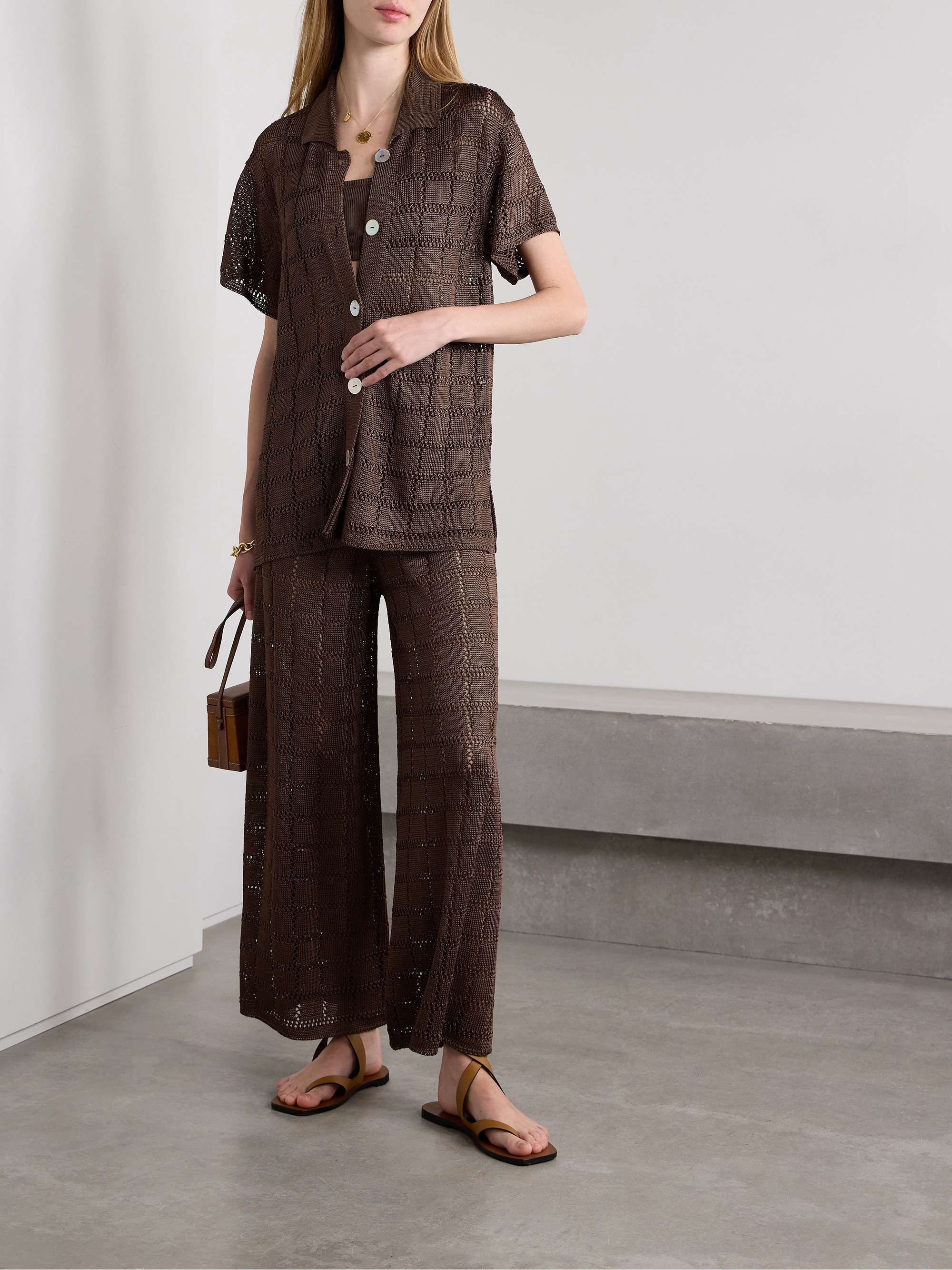 Open-Knit Shirt